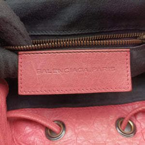 Vintage Balenciaga Pompon Pink Lambskin handbag | stylenewstar
