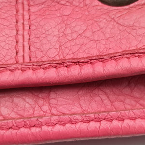 Vintage Balenciaga Pompon Pink Lambskin handbag | stylenewstar