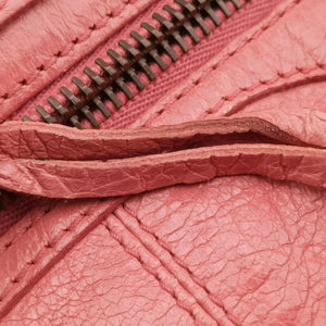 Vintage Balenciaga Pompon Pink Lambskin handbag | stylenewstar