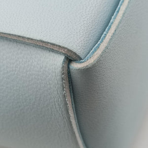 Pre-owned Bottega Veneta THE ARCO Tote Blue lambskin shoulderbag | stylenewstar