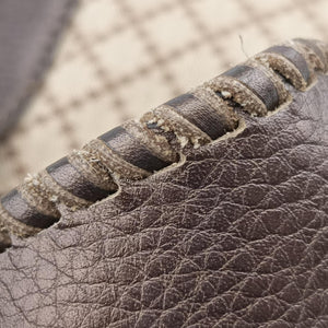 Pre-owned Gucci New Jackie Beige×Brown canvas×leather 246907 shoulderbag | stylenewstar