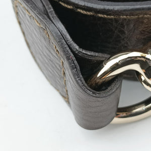 Pre-owned Gucci New Jackie Beige×Brown canvas×leather 246907 shoulderbag | stylenewstar