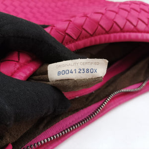 Secondhand Bottega Veneta Intrecciato Rose lambskin shoulderbag | stylenewstar