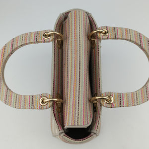 Pre-owned Christian Dior Lady Dior Multicolor fabric shoulderbag | stylenewstar
