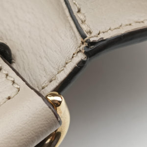Pre-owned Gucci Ophidia GG Mini Beige × Ebony GG Supreme Canvas × Leather 696180 shoulderbag | stylenewstar