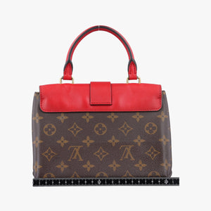 Pre-owned Louis Vuitton Locky BB Monogram/Brown×Coqulicot Monogram canvas×calf leather M44322 shoulderbag | stylenewstar