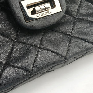 Pre-owned Chanel 2.55 Classic Flap Black Leather A46213 shoulderbag | stylenewstar