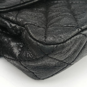 Pre-owned Chanel 2.55 Classic Flap Black Leather A46213 shoulderbag | stylenewstar