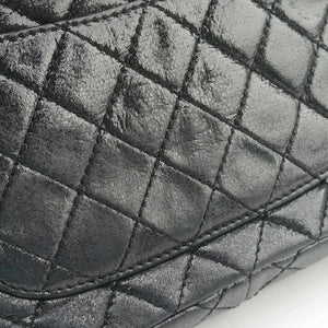 Pre-owned Chanel 2.55 Classic Flap Black Leather A46213 shoulderbag | stylenewstar