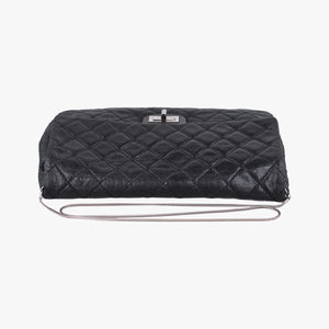 Pre-owned Chanel 2.55 Classic Flap Black Leather A46213 shoulderbag | stylenewstar