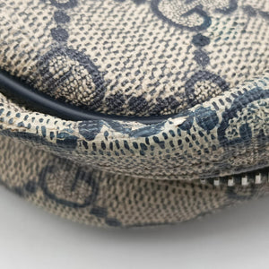 Vintage Gucci GG Supreme Business Beige×Navy PVC coated canvas×Leather 322287 handbag | stylenewstar