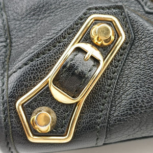 Pre-owned Balenciaga Classic City Black lambskin shoulderbag | stylenewstar