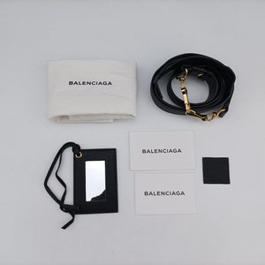 Pre-owned Balenciaga Classic City Black lambskin shoulderbag | stylenewstar