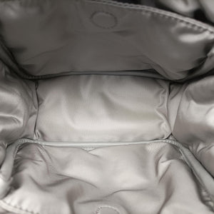 Pre-owned Prada Ribbon Re-Nylon Grey Nylon 1BA359 shoulderbag | stylenewstar