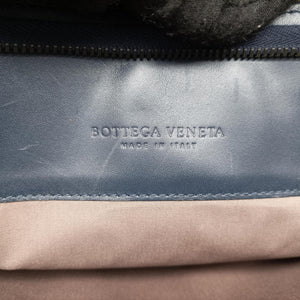 Pre-owned Bottega Veneta Intrecciato Navy lambskin handbag | stylenewstar