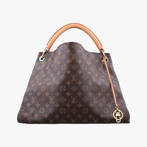 Pre-owned Louis Vuitton ARTSY MM BROWN Monogram Canvas M40249 handbag | stylenewstar