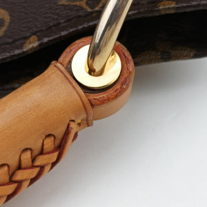 Pre-owned Louis Vuitton ARTSY MM BROWN Monogram Canvas M40249 handbag | stylenewstar