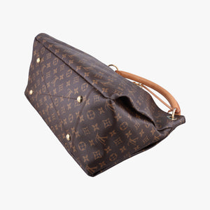 Pre-owned Louis Vuitton ARTSY MM BROWN Monogram Canvas M40249 handbag | stylenewstar