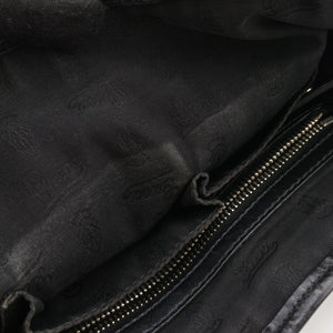 Secondhand Gucci Guccissima GG Twins Beige × Black canvas×leather 232957 handbag | stylenewstar
