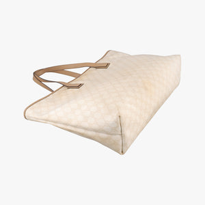 Pre-owned Gucci Guccissima GG Imprime Beige PVC coated canvas 211120 handbag | stylenewstar