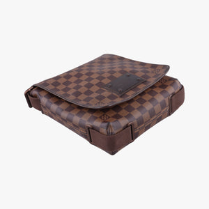 Secondhand Louis Vuitton BROOKLYN PM EBENE Damier Canvas N51210 shoulderbag | stylenewstar
