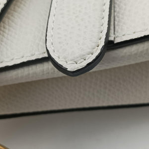 Pre-owned Christian Dior Saddle White Leather handbag | stylenewstar