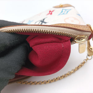 Vintage Louis Vuitton Pochette Mira MM Pouch white Monogram Multicolor M60096 shoulderbag | stylenewstar