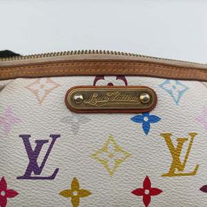 Vintage Louis Vuitton Pochette Mira MM Pouch white Monogram Multicolor M60096 shoulderbag | stylenewstar