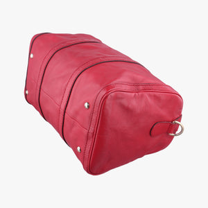 Pre-owned Gucci Sherry Line Red Leather 247205 shoulderbag | stylenewstar