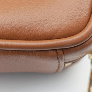 Pre-owned Miu Miu Beau Micro Brown Leather handbag | stylenewstar