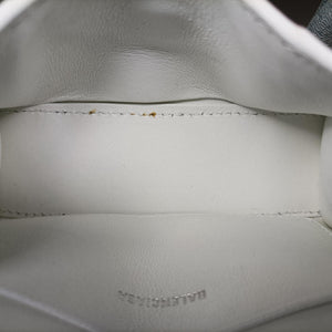 Pre-owned Balenciaga Hourglass White×Red Leather shoulderbag | stylenewstar