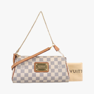 Pre-owned Louis Vuitton EVA AZUR Damier Canvas N55214 shoulderbag | stylenewstar
