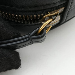 Secondhand Gucci GG Marmont Black Leather 476434 bum bag/waist bag | stylenewstar