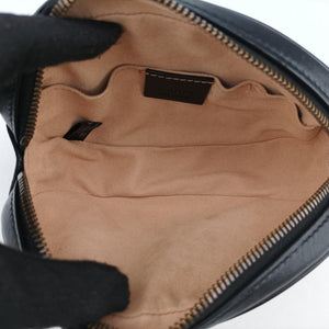 Secondhand Gucci GG Marmont Black Leather 476434 bum bag/waist bag | stylenewstar