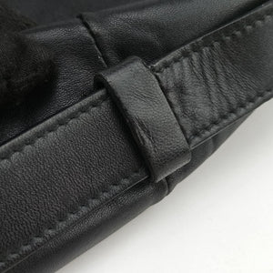 Pre-owned Yves Saint Laurent Mombasa Black Leather 95363 shoulderbag | stylenewstar