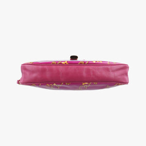 Pre-owned Louis Vuitton Charm Pochette Accessoires pink×multicolor leather×vinyl M95160 shoulderbag | stylenewstar