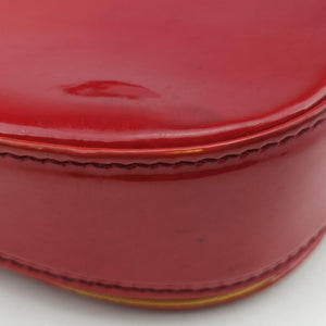 Secondhand Christian Dior Maris Pearl Orange Red patent shoulderbag | stylenewstar