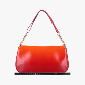 Secondhand Christian Dior Maris Pearl Orange Red patent shoulderbag | stylenewstar