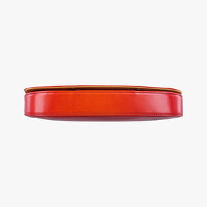 Secondhand Christian Dior Maris Pearl Orange Red patent shoulderbag | stylenewstar