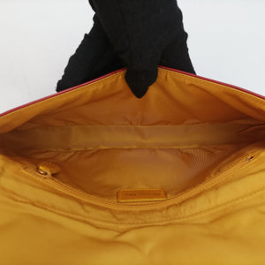 Secondhand Christian Dior Maris Pearl Orange Red patent shoulderbag | stylenewstar