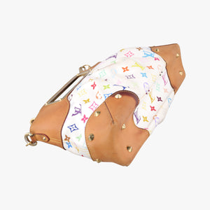 Secondhand Louis Vuitton JUDY MM white Monogram Multicolor M40255 shoulderbag | stylenewstar