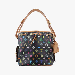 Secondhand Louis Vuitton Petit Noe Noir Monogram Multicolor M42230 shoulderbag | stylenewstar