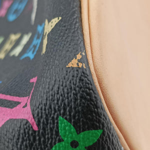 Secondhand Louis Vuitton Petit Noe Noir Monogram Multicolor M42230 shoulderbag | stylenewstar