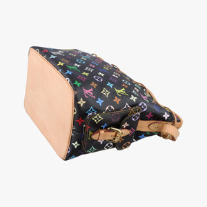 Secondhand Louis Vuitton Petit Noe Noir Monogram Multicolor M42230 shoulderbag | stylenewstar
