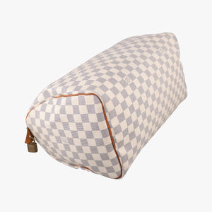 Pre-owned Louis Vuitton Speedy 35 Azur Damier Canvas N41535 handbag | stylenewstar