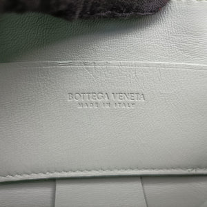 Pre-owned Bottega Veneta candy cassette Light Green lambskin shoulderbag | stylenewstar