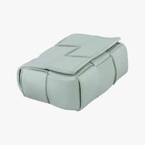 Pre-owned Bottega Veneta candy cassette Light Green lambskin shoulderbag | stylenewstar