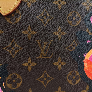 Secondhand Louis Vuitton Neverfull MM brown×multi Monogram rose M48613 shoulderbag | stylenewstar