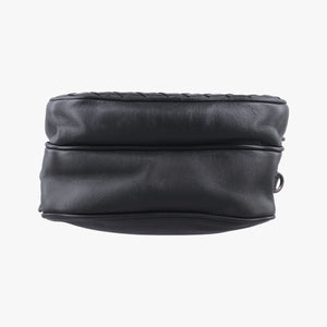 Pre-owned Bottega Veneta Intrecciato Black × Beige Lambskin shoulderbag | stylenewstar