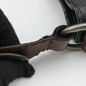 Pre-owned Prada Logo Black Leather VA0802 shoulderbag | stylenewstar
